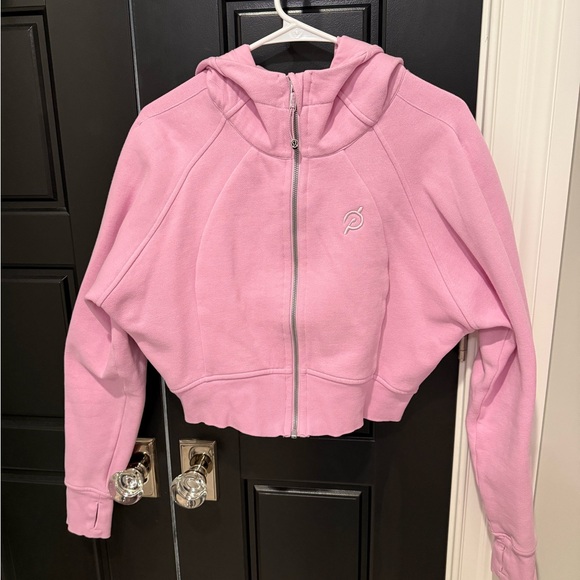 Lululemon X Peloton Scuba Crop Hoodie Full Zip - Picture 2 of 6
